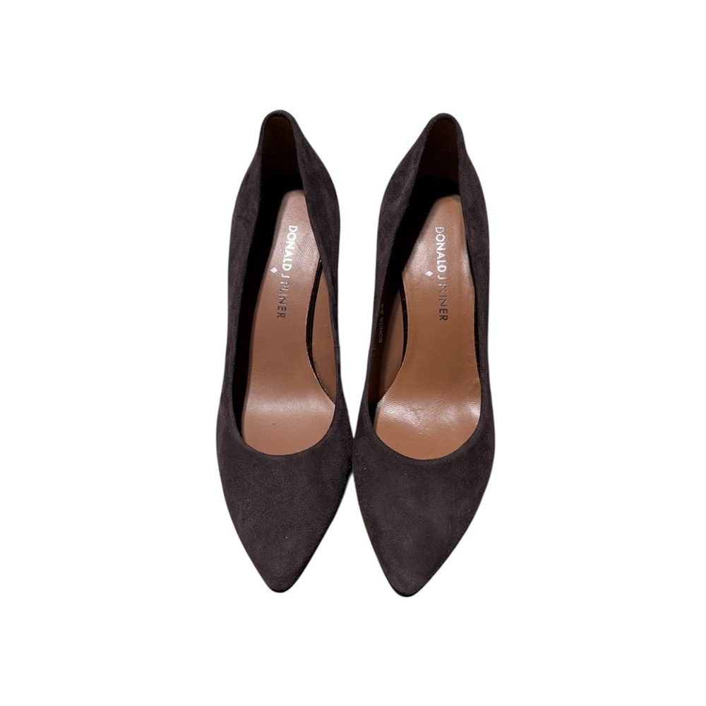 Donald J. Pliner Women's Dark Brown Suede Heels